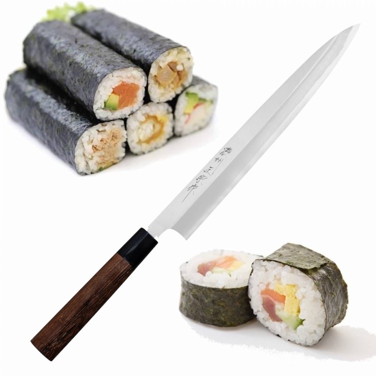 Satake Aogami Pro Japoński Nóż Sashimi Yanagiba Do Sushi 27cm