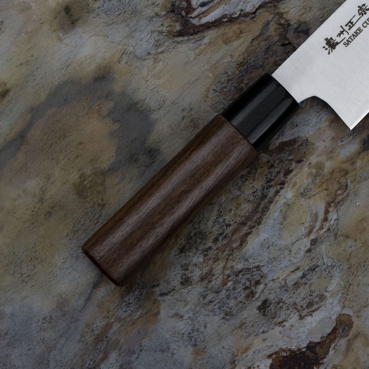 Satake Kenta Walnut Japoński Nóż Santoku 17cm