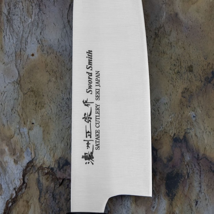 Satake Kenta Walnut Japoński Nóż Santoku 17cm