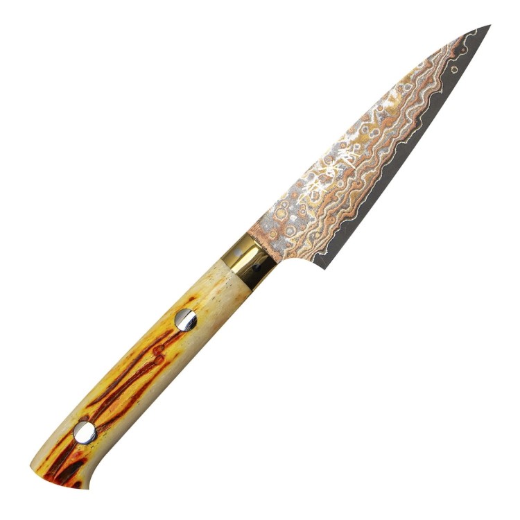 Takeshi Saji OBB Black VG-10 Color Japoński Nóż Do Obierania 9cm