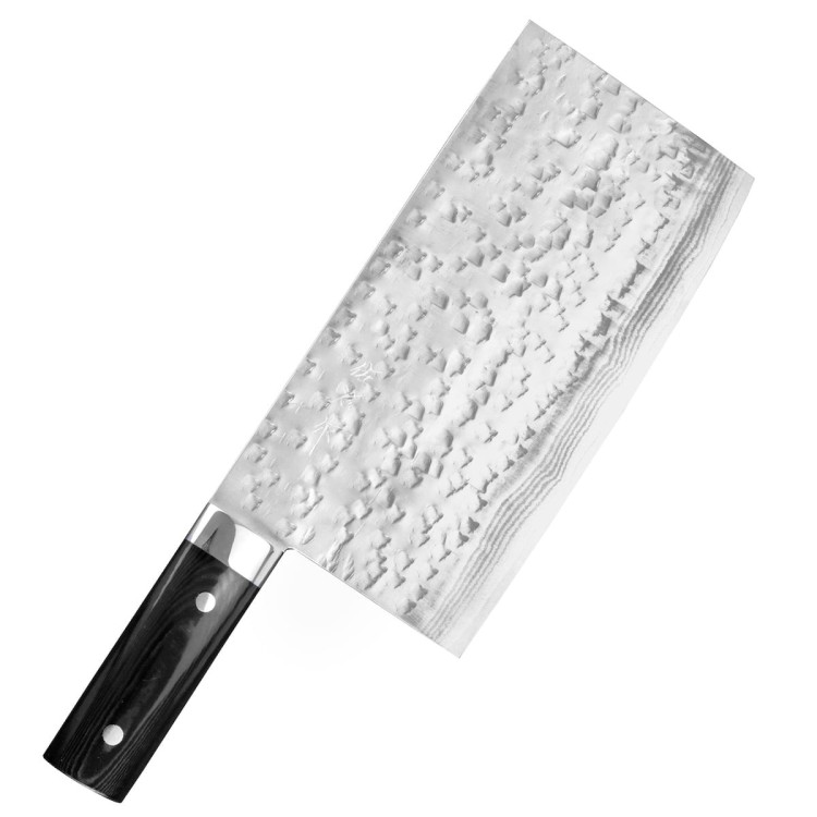 Takeshi Saji SRS-13 Micarta Ręcznie Kuty Japoński Nóż w Stylu Chińskim Do Siekania 22cm