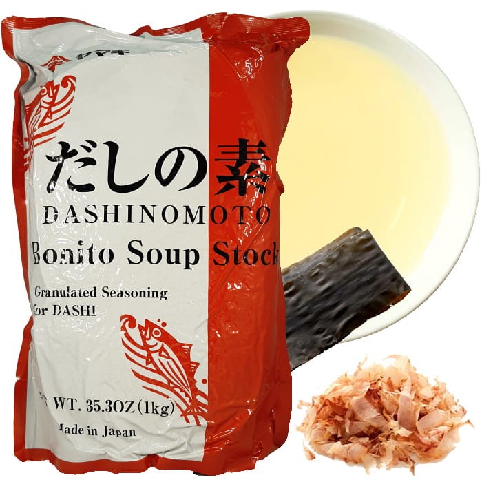 Japoński Bulion Rybny Bonito 1kg Baza Do Zupy Hondashi Dashi No Moto 1000g YAMAKI