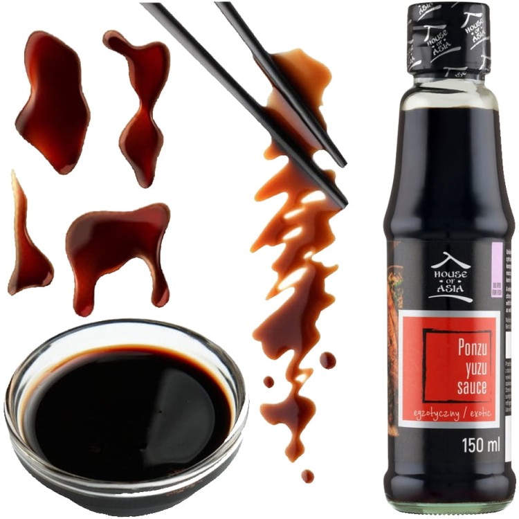 Egzotyczny Sos Sojowy PONZU z YUZU VEGAN 150ml HOUSE OF ASIA