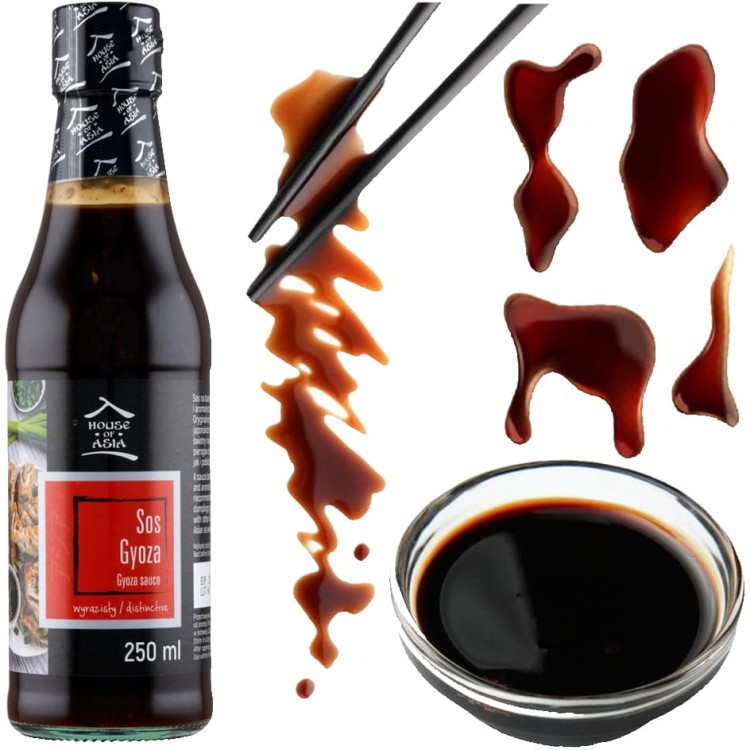 Sezamowo Czosnkowy Sos Sojowy GYOZA Vegan 250ml HOUSE OF ASIA