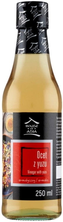 Przyprawa Ocet Ryżowy z Cytrusowym Owocem YUZU 250ml HOUSE OF ASIA