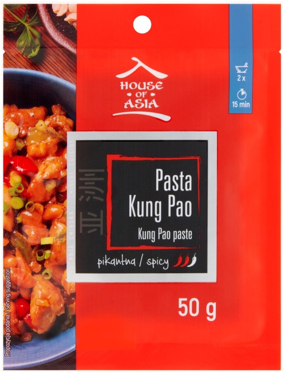 Pasta KUNG PAO Słodko Pikantna w Saszetce 50g HOUSE OF ASIA