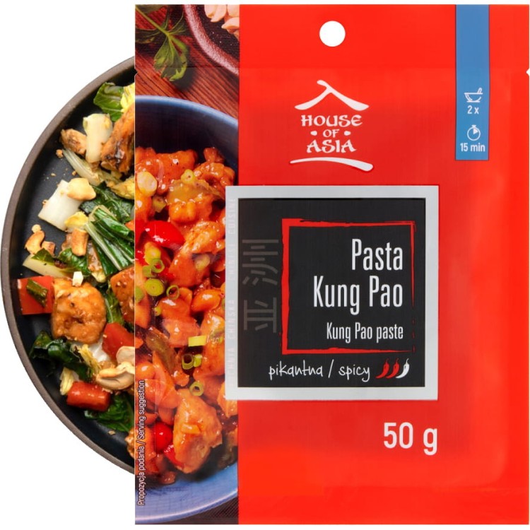 Pasta KUNG PAO Słodko Pikantna w Saszetce 50g HOUSE OF ASIA