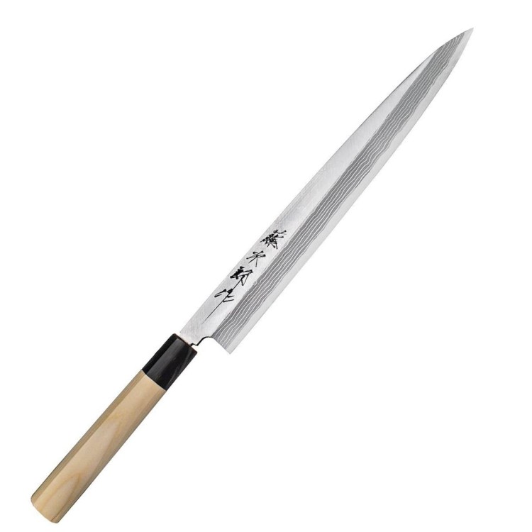 Tojiro Aogami Damascus Japoński Nóż Yanagi-Sashimi Do Sushi Praworęczny 30cm