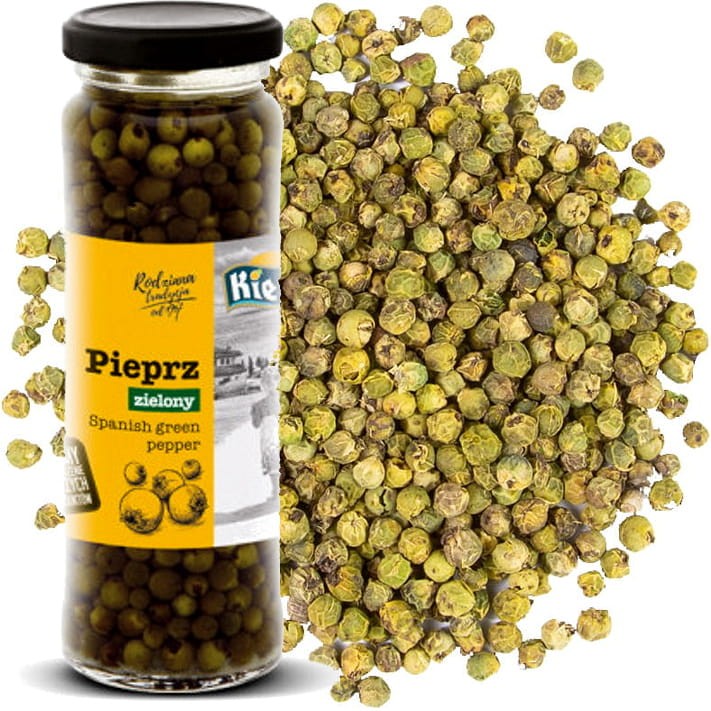 Marynowany Zielony Pieprz Ziarnisty w Zalewie Hiszpański 110g KIER
