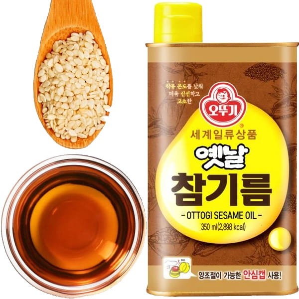 Olej Sezamowy 100% Koreański 350ml OTTOGI