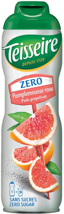 Syrop Koncentrat GREJPFRUT Pink Grapefruit BEZ CUKRU 600ml TEISSEIRE