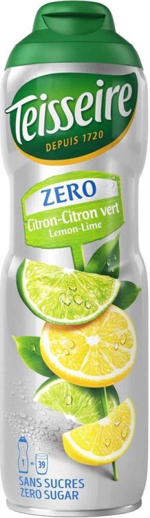 Syrop Koncentrat CYTRYNA LIMONKA Lemon Lime BEZ CUKRU 600ml TEISSEIRE