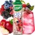 Syrop Koncentrat JABŁKO CZARNA PORZECZKA MALINA Apple Berrylicious Raspberry BEZ CUKRU 600ml TEISSEIRE