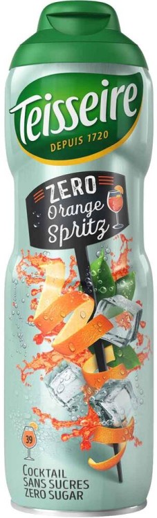 Syrop Koncentrat ORANGE SPRITZ BEZ CUKRU 600ml TEISSEIRE