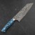 Takeshi Saji BTQ R-2 Black Ręcznie Kuty Japoński Nóż Bunka 17cm