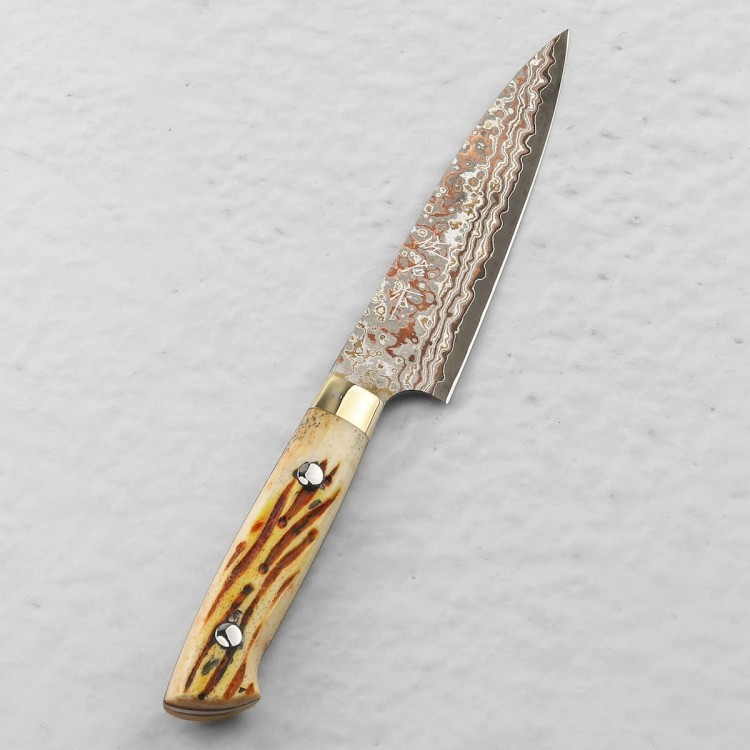 Takeshi Saji OBB Black VG-10 Color Japoński Nóż Uniwersalny 13cm