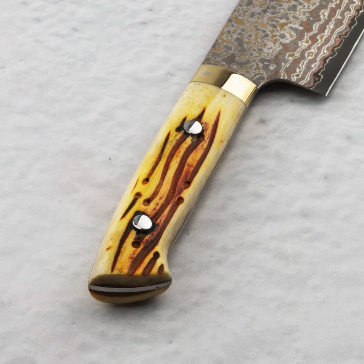Takeshi Saji OBB Black VG-10 Color Japoński Nóż Nakiri 17cm