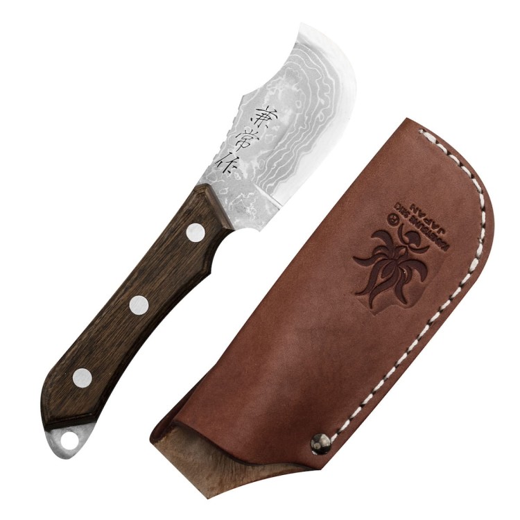 Kanetsune Aogami#2 Seseragi Skinner#2 Japoński Nóż Myśliwski Do Skórowania Tuszy 6,5cm