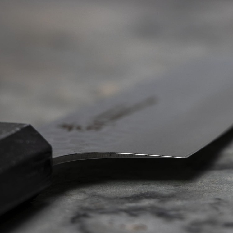 Sakai Takayuki Nanairo VG-10 Ebony Japoński Nóż Kengata 19 cm