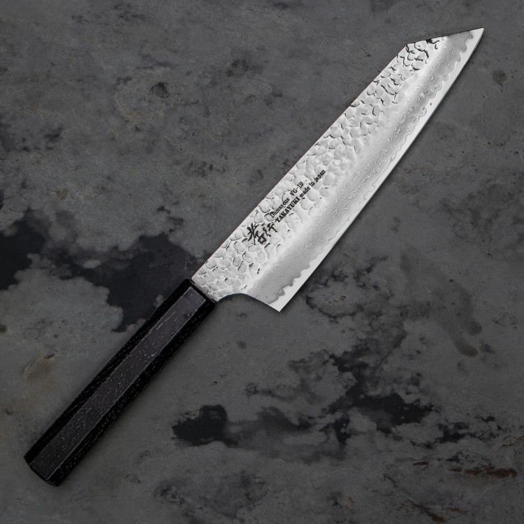 Sakai Takayuki Nanairo VG-10 Ebony Japoński Nóż Kengata 19 cm