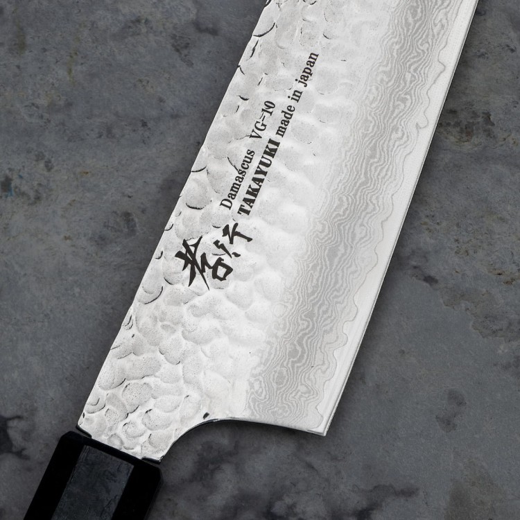 Sakai Takayuki Nanairo VG-10 Green Japoński Nóż Kengata 19 cm