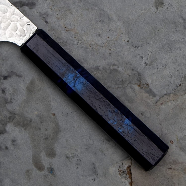Sakai Takayuki Nanairo VG-10 Blue Japoński Nóż Kengata 19 cm