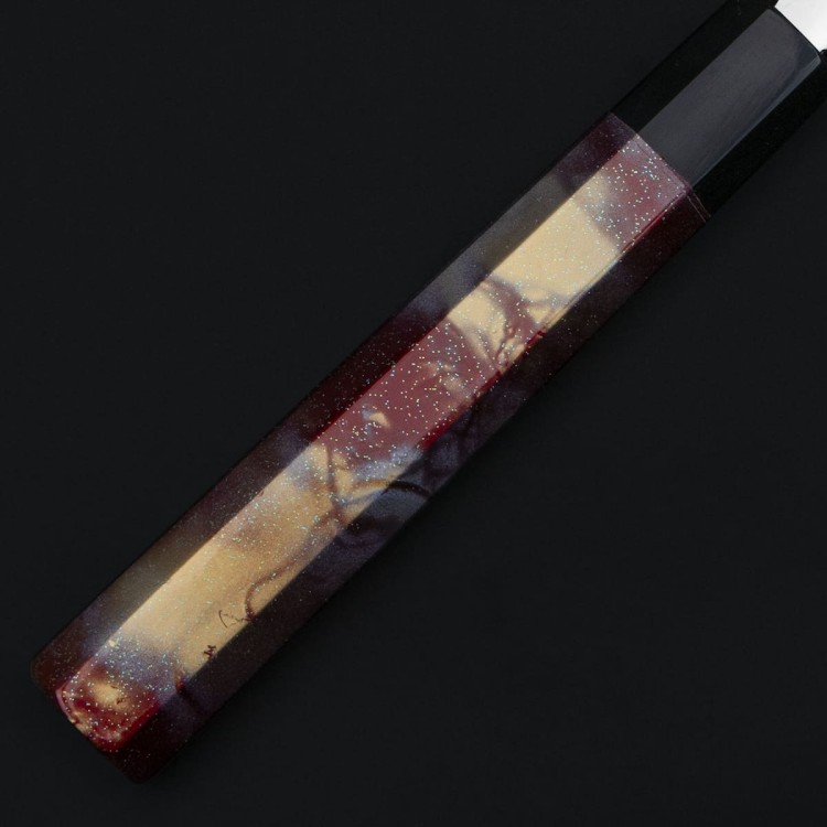 Sakai Takayuki Rinka Silver#3 Japoński Nóż Sakimaru 39 cm