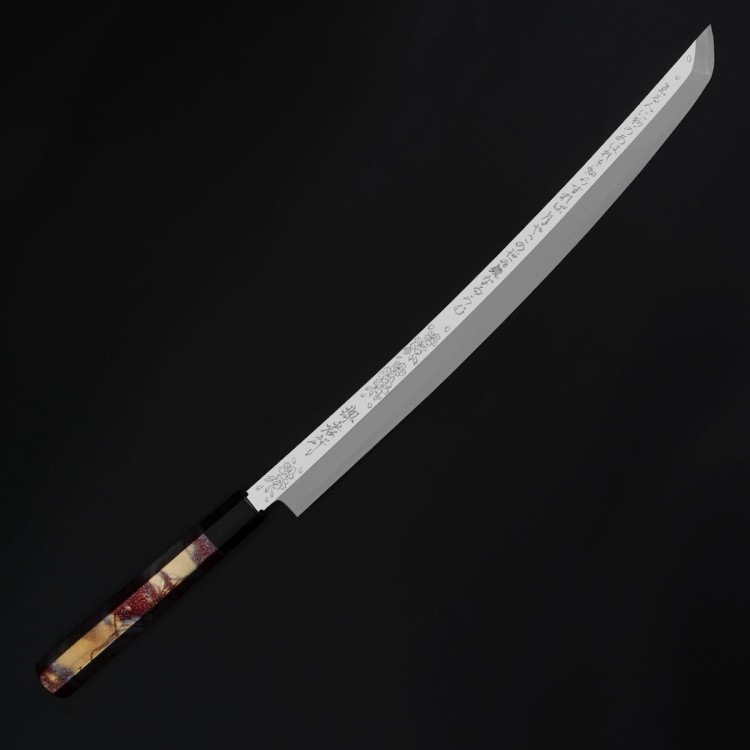 Sakai Takayuki Rinka Silver#3 Japoński Nóż Sakimaru 39 cm