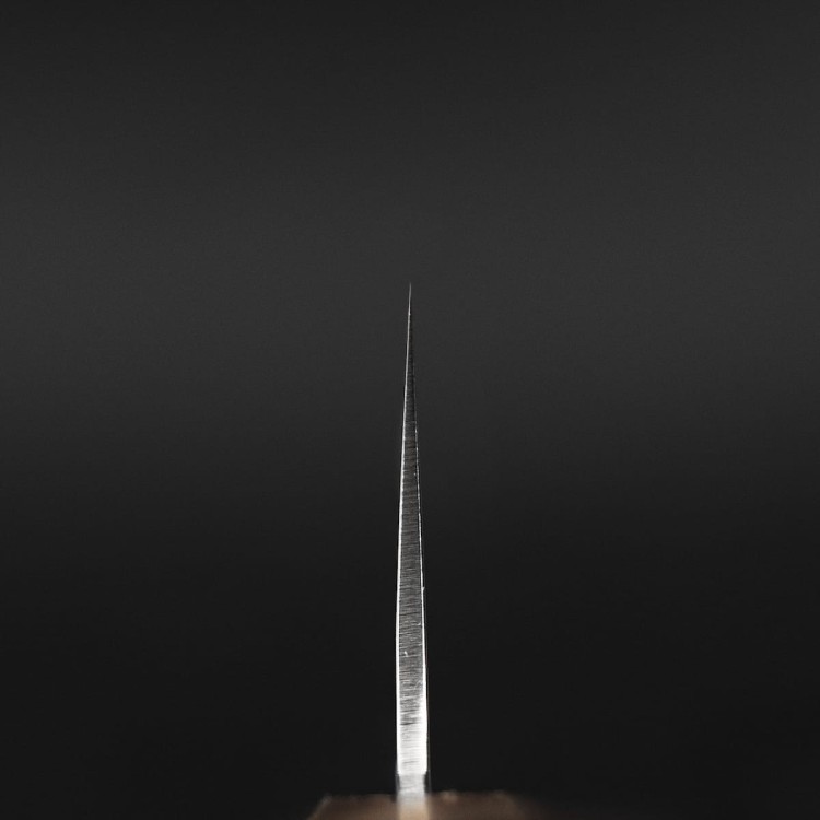 Sakai Takayuki Urushi VG-10 Sairen Japoński Nóż Kengata 19 cm