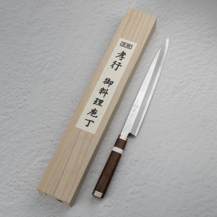 Sakai Takayuki Shiden Silver#3 Japoński Nóż Yanagiba 27 cm