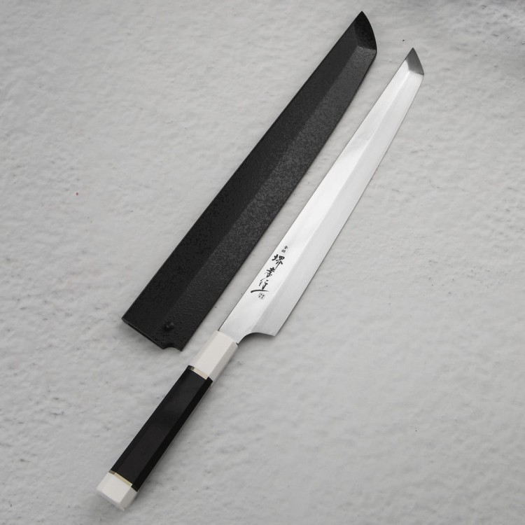 Sakai Takayuki Ginryu Honyaki SW Japoński Nóż Sakimaru 30 cm