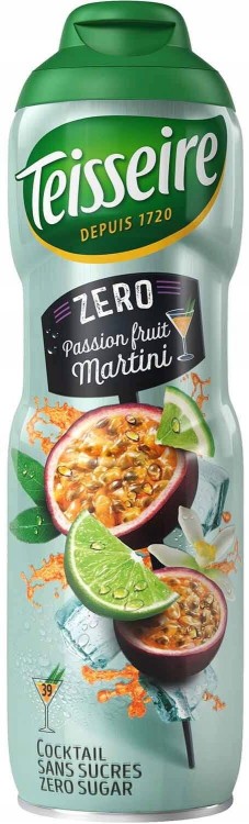 Syrop Koncentrat MARAKUJA MARTINI Passion Fruit BEZ CUKRU 600ml TEISSEIRE