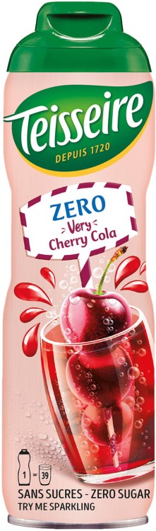 Syrop Koncentrat VERY CHERRY COLA BEZ CUKRU 600ml TEISSEIRE