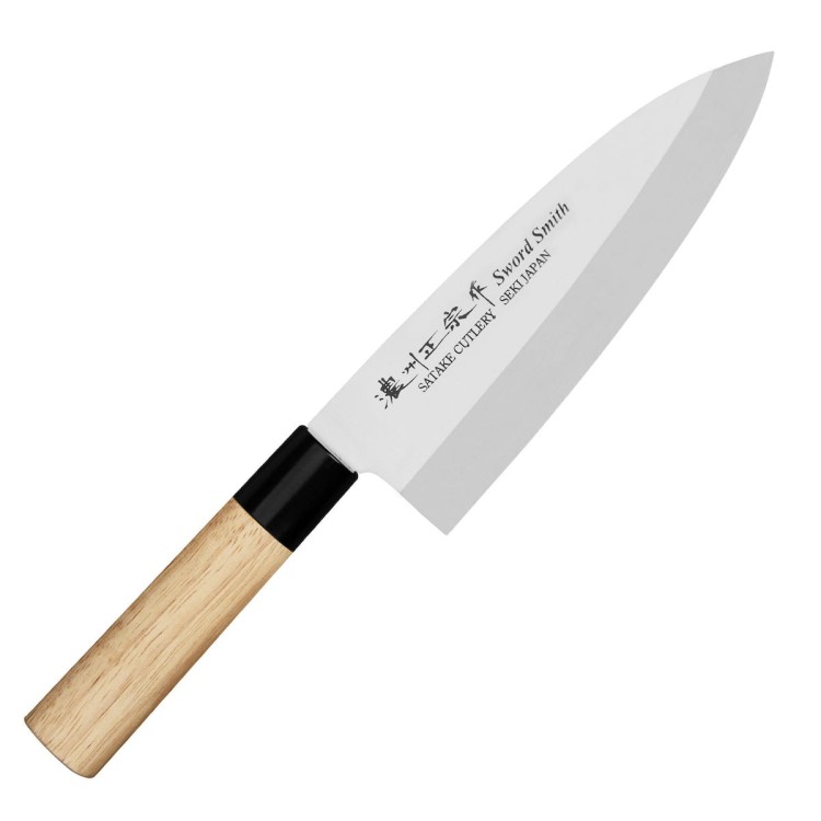 Satake Misaki Japoński Nóż Deba Do Filetowania 16,5cm