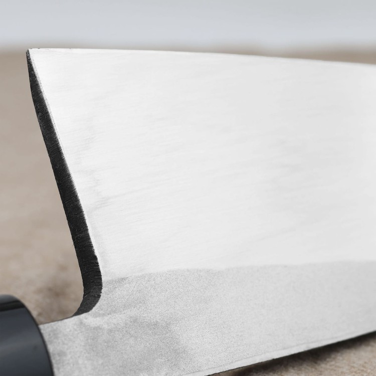 Tojiro Black Hammered Shirogami#2 Japoński Nóż Deba 18cm