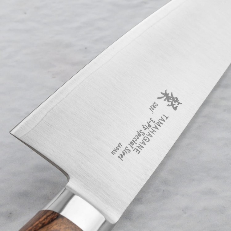 Tamahagane SAN Brown VG-5 Japoński Nóż Kengata 19,5cm