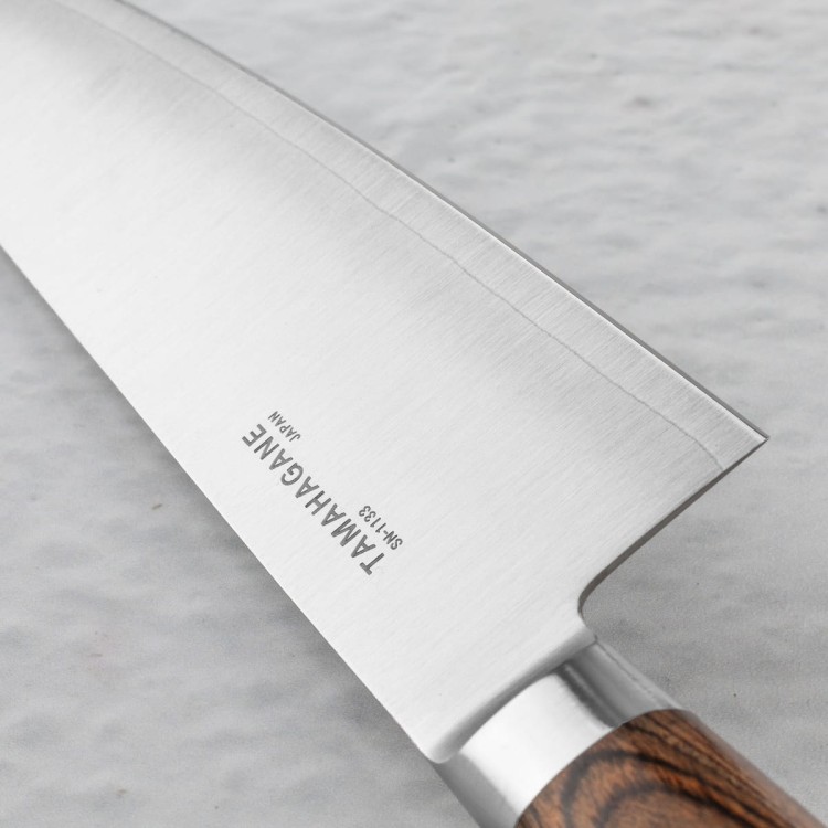 Tamahagane SAN Brown VG-5 Japoński Nóż Kengata 19,5cm