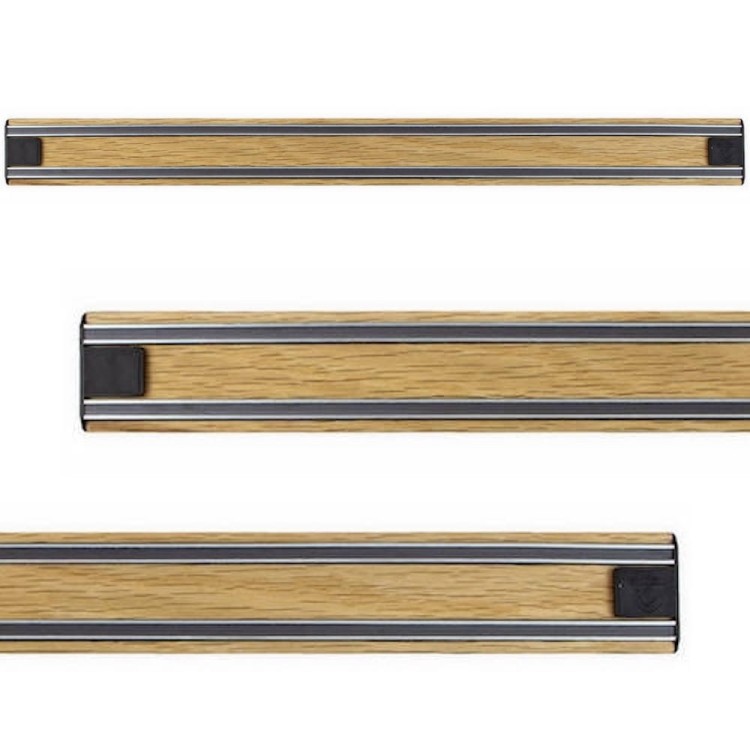 BISBELL Drewniana Listwa Magnetyczna Dąb Oak Na Noże 50cm 500mm