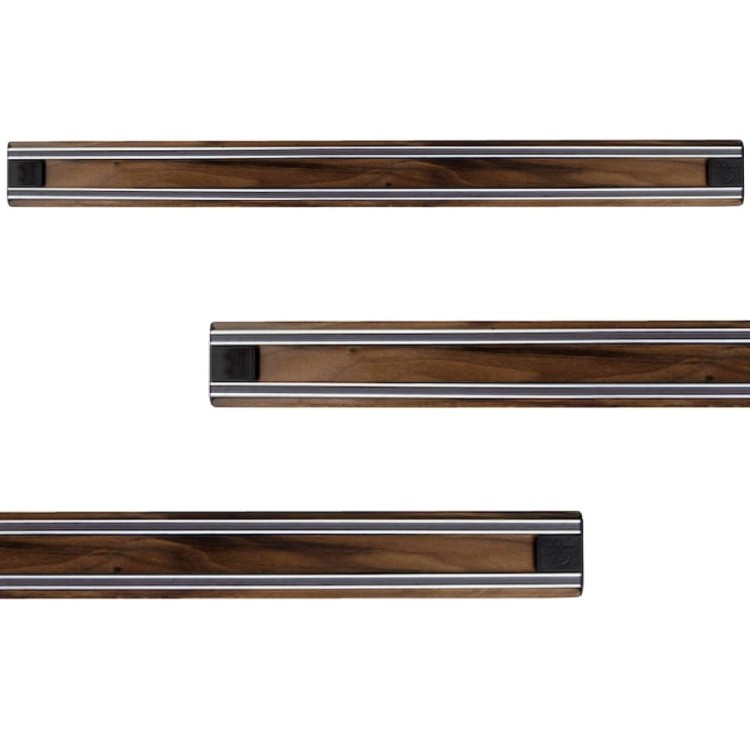 BISBELL Drewniana Listwa Magnetyczna Orzech Orzechowa Na Noże 50cm 500mm
