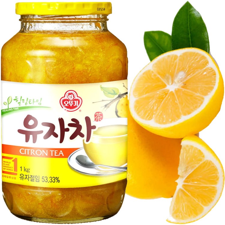 Koreańska Herbata CYTRYNOWA Rozgrzewająca Konfitura Citron Yuzu Tea 1kg OTTOGI
