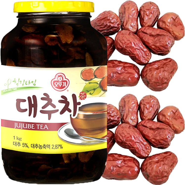 Koreańska Herbata JUJUBE Rozgrzewająca Konfitura Jujube Tea 1kg OTTOGI