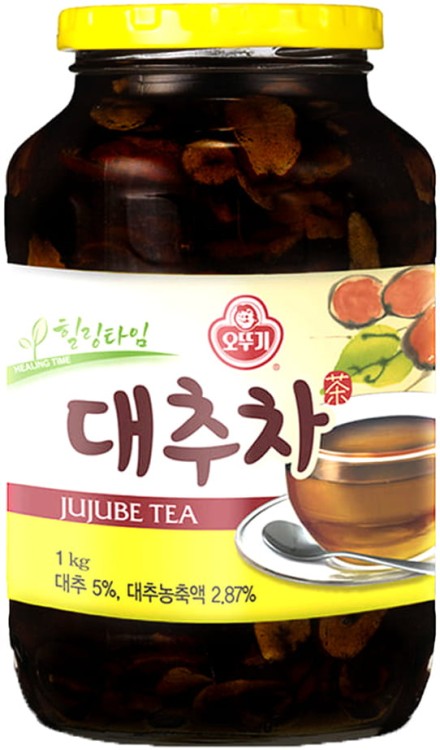 Koreańska Herbata JUJUBE Rozgrzewająca Konfitura Jujube Tea 1kg OTTOGI
