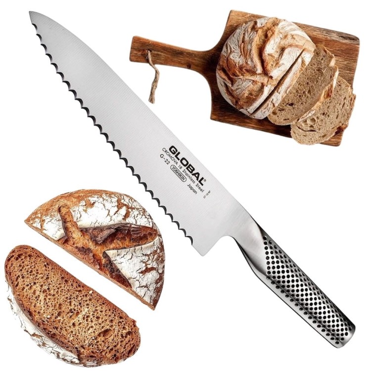 Global Japoński Nóż Do Pieczywa Original 20cm G-22