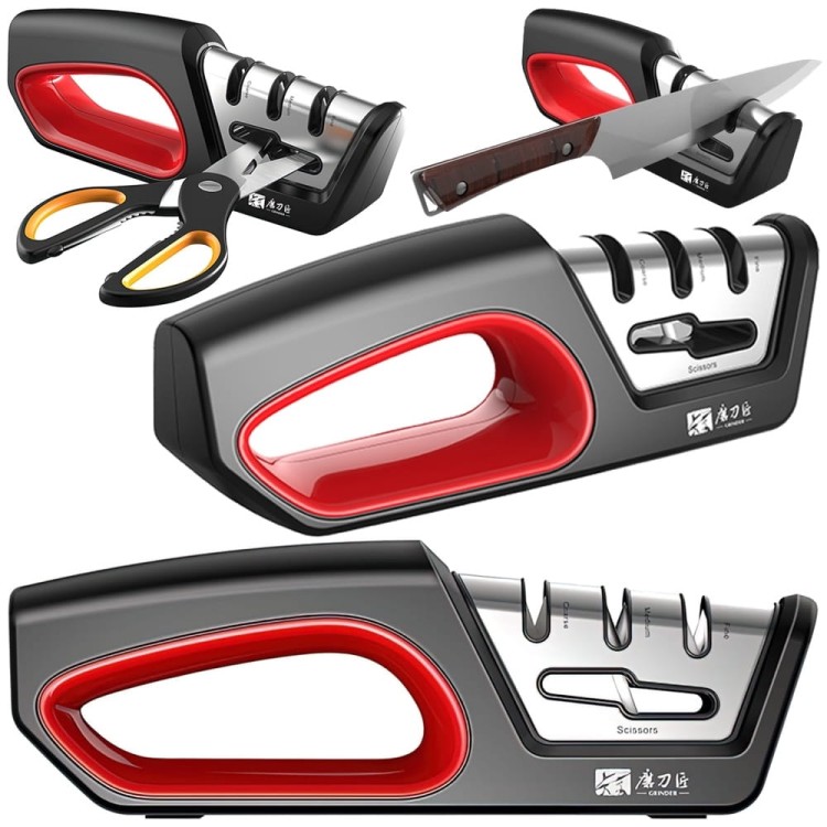 Ceramiczna Uniwersalna Ręczna Ostrzałka Do Ostrzenia Noży i Nożyczek TG2017 TAIDEA