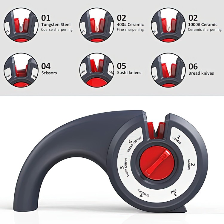 Wielofunkcyjna Uniwersalna Ręczna Ostrzałka Do Ostrzenia Noży i Nożyczek TG2016 TAIDEA