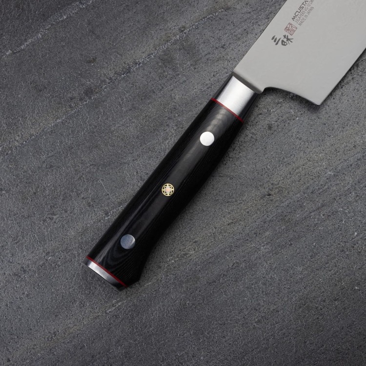 Mcusta Zanmai VG-10 Pro Zebra Japoński Nóż Nakiri 16,5cm