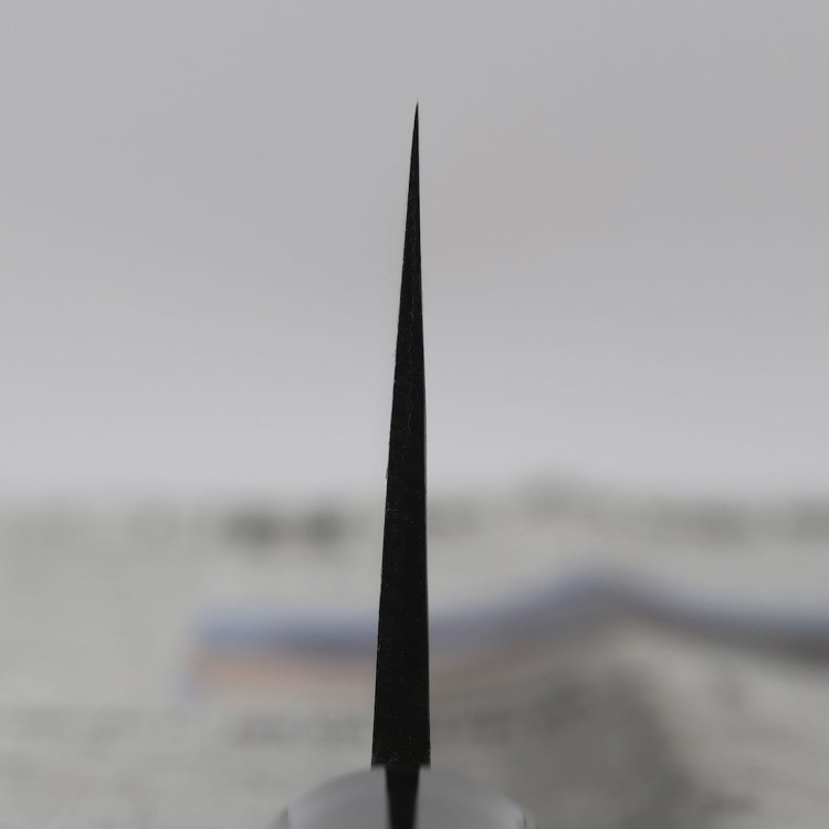 Kanetsune Shirogami#2 Damascus Kurouchi Japoński Nóż Nakiri 16,5cm