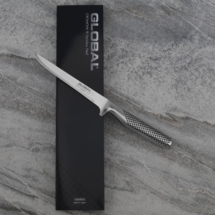 Global Japoński Nóż w Stylu Europejskim Do Trybowania 16cm GF-31