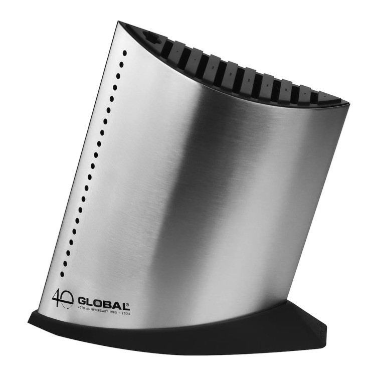 Global Japoński Stalowy Blok Na 9 Noży w Kształcie Żaglowca Limited 40th Anniversary GKB-52/40AN