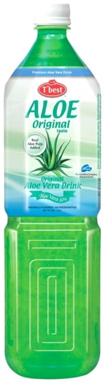 Napój Aloesowy Aloe Vera z Naturalnymi Cząsteczkami Miąższu ORIGINAL 1500ml 1,5L T'BEST